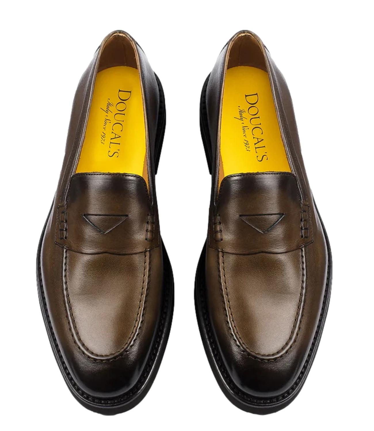Doucal's Mocassino in pelle marrone