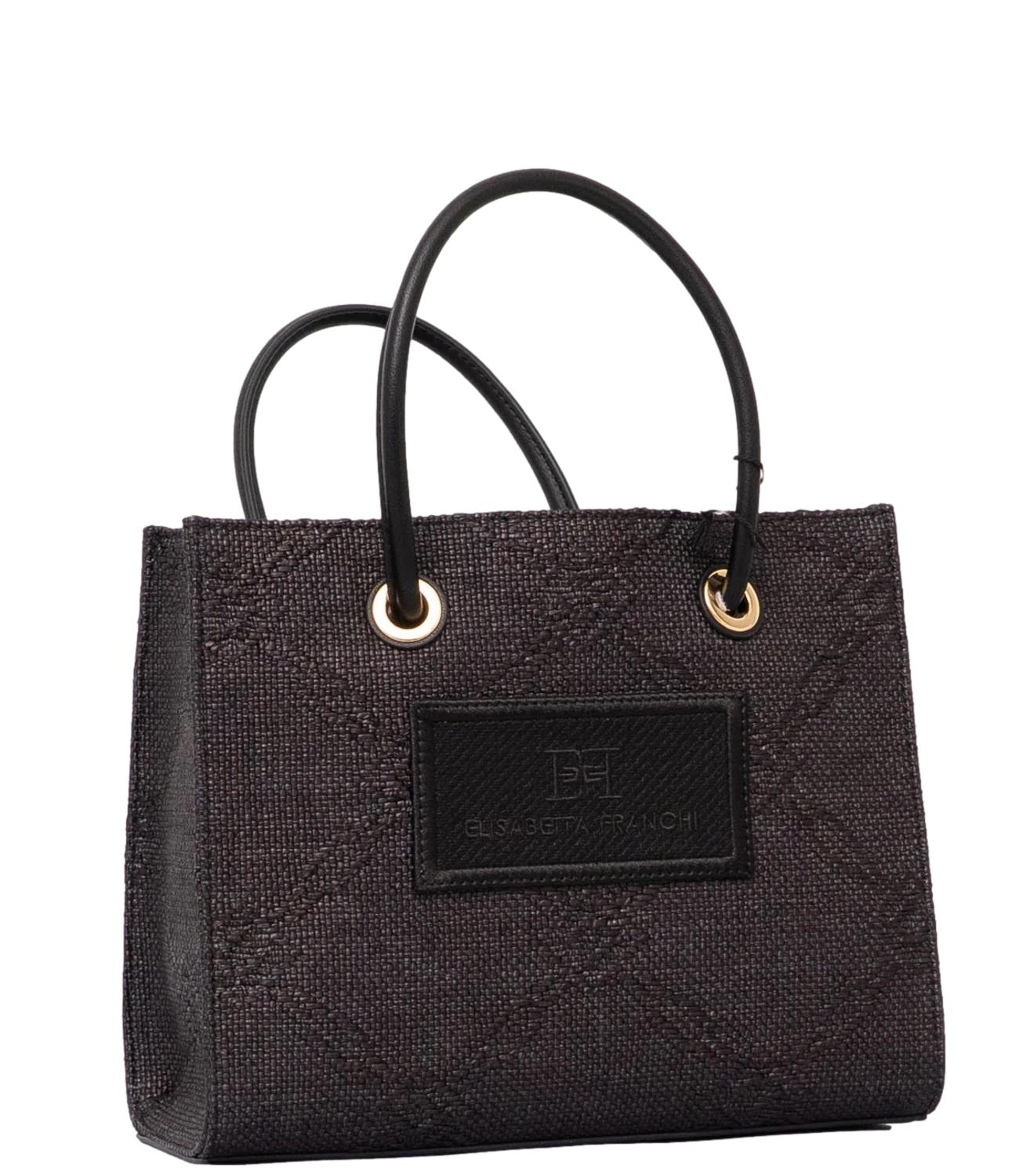 Elisabetta Franchi borsa Tote piccola nera donna