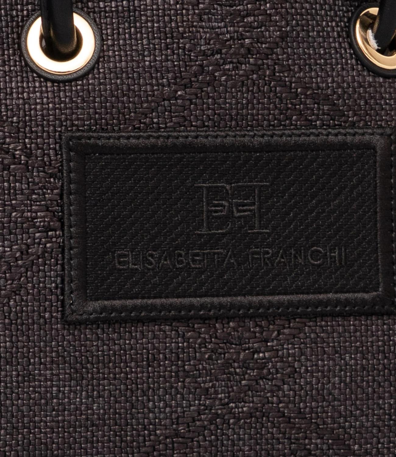 Elisabetta Franchi borsa Tote piccola nera donna