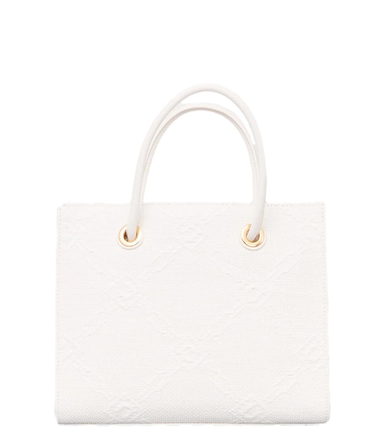 Elisabetta Franchi borsa Tote piccola avorio donna