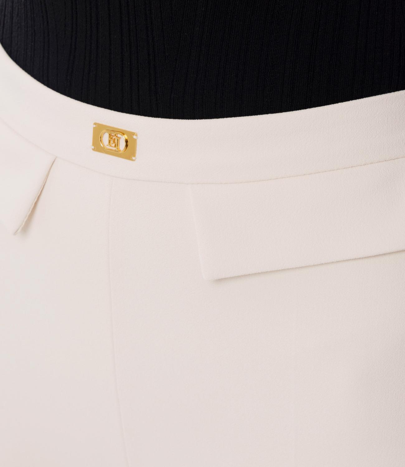 Elisabetta Franchi pantalone burro donna