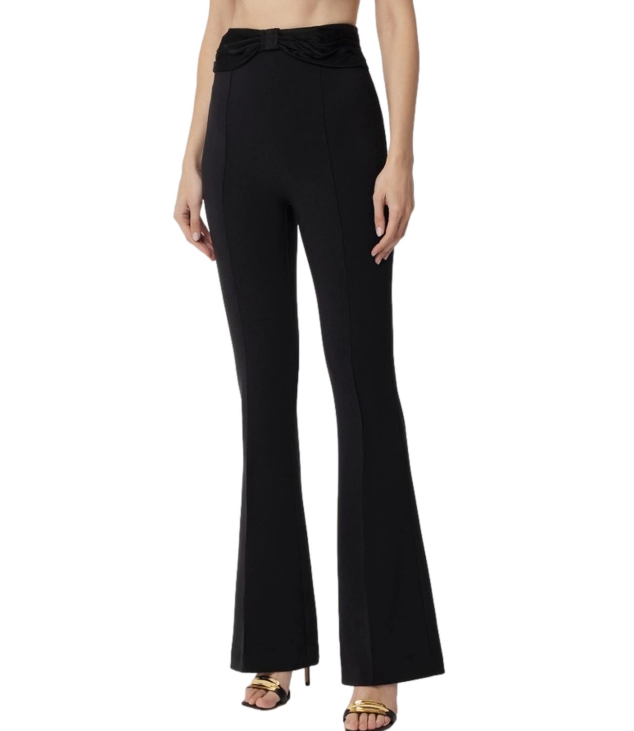 Elisabetta Franchi Pantalone Nero Donna