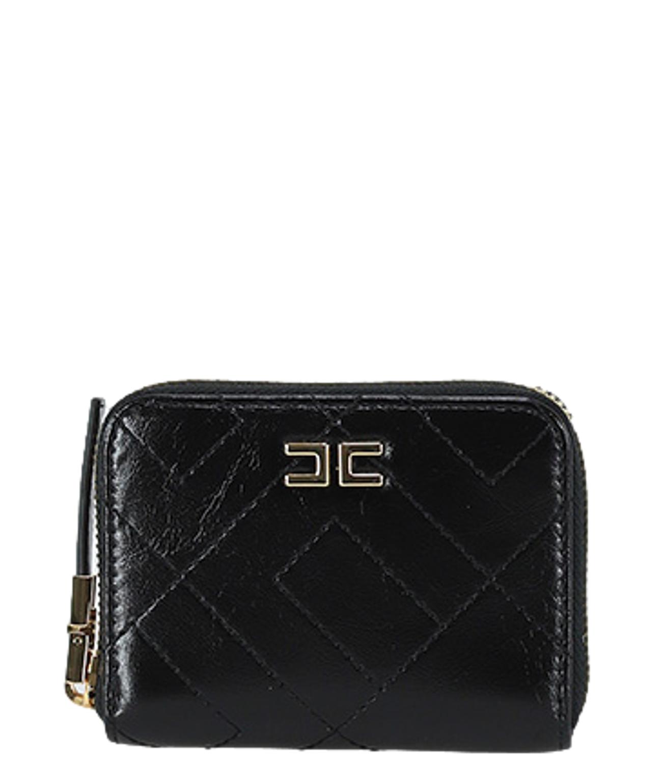 Elisabetta Franchi portafoglio nero donna