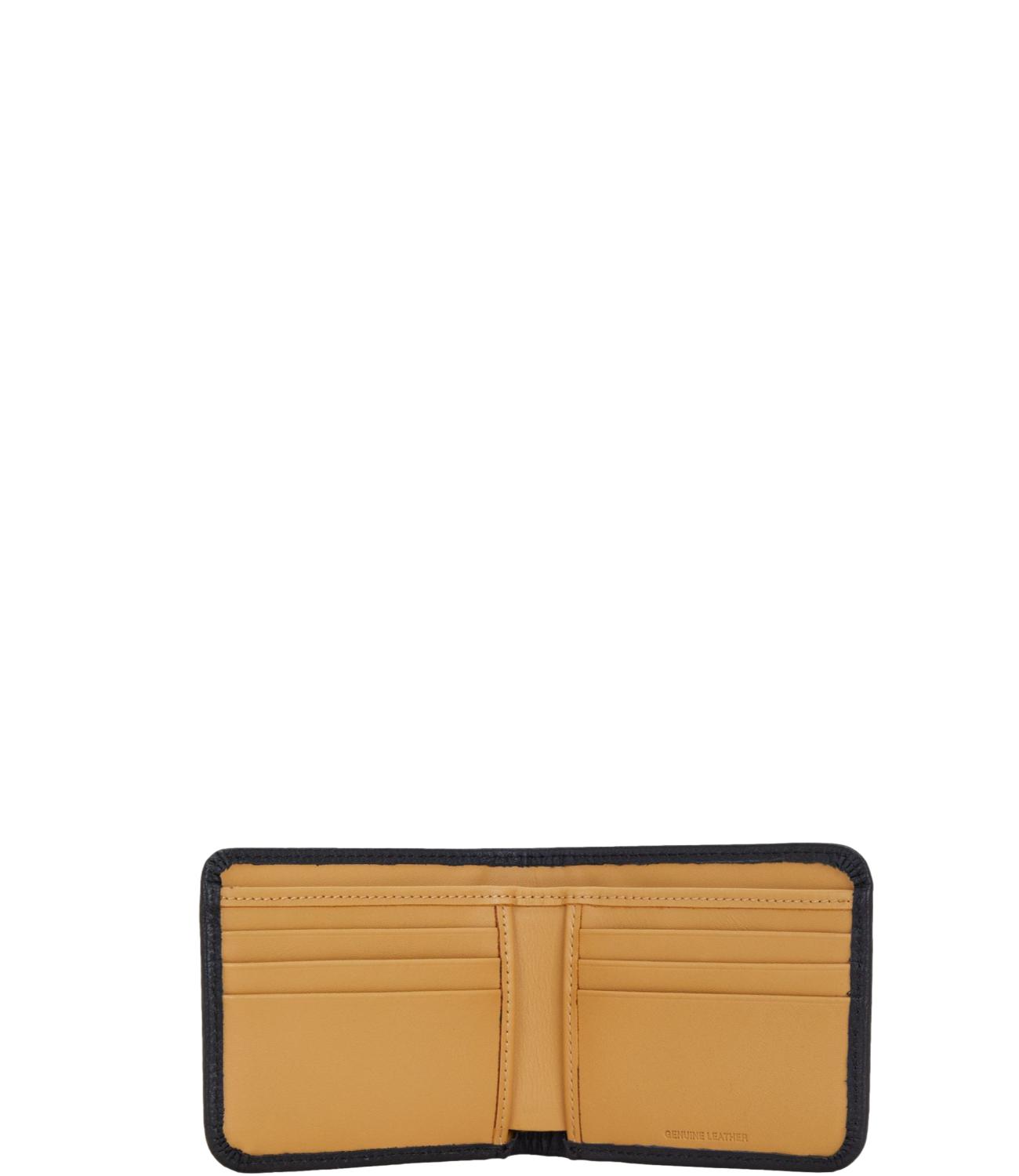 TUMBLED LEATHER WALLET Black