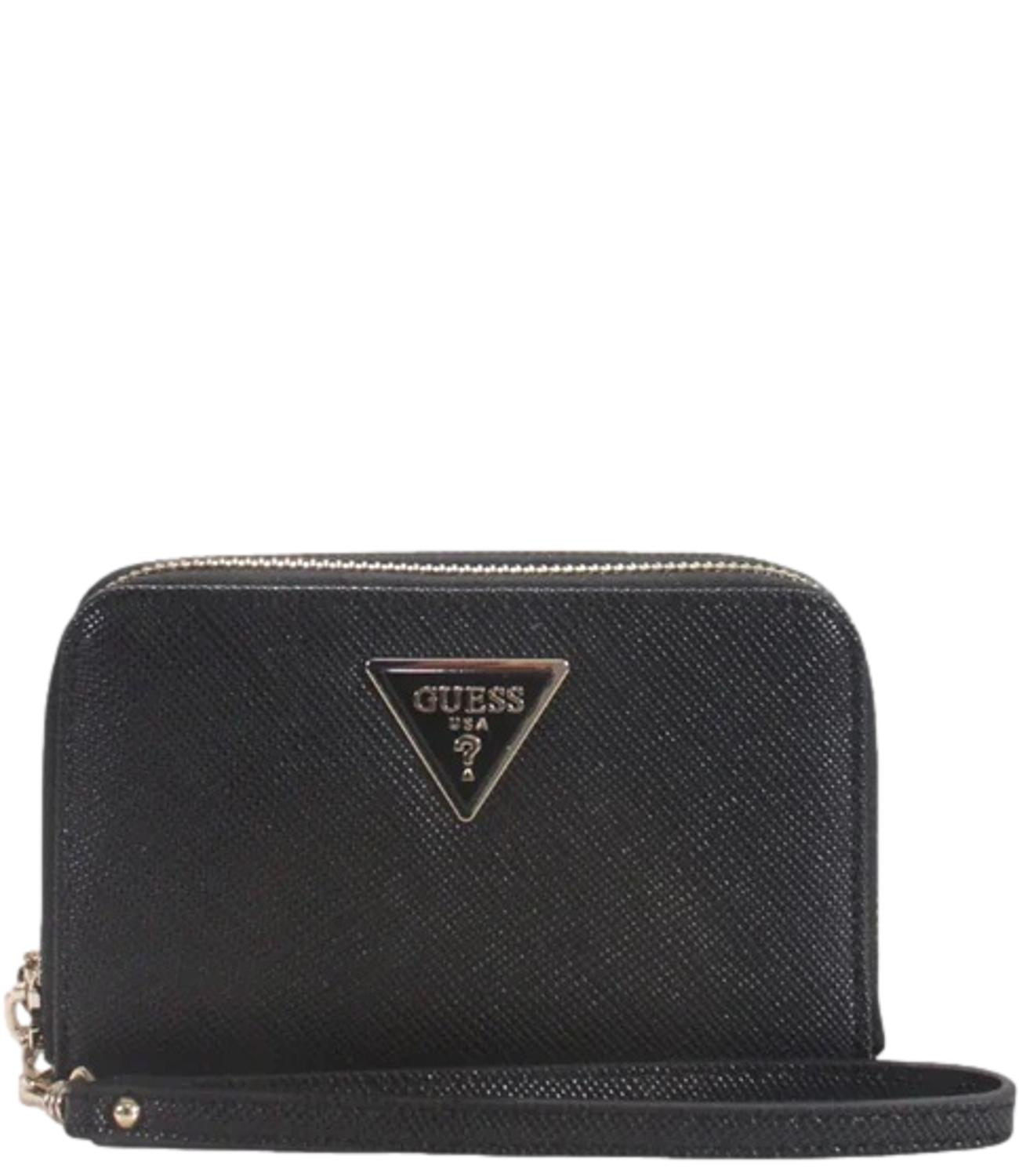 Guess portafoglio nero donna Laurel medio