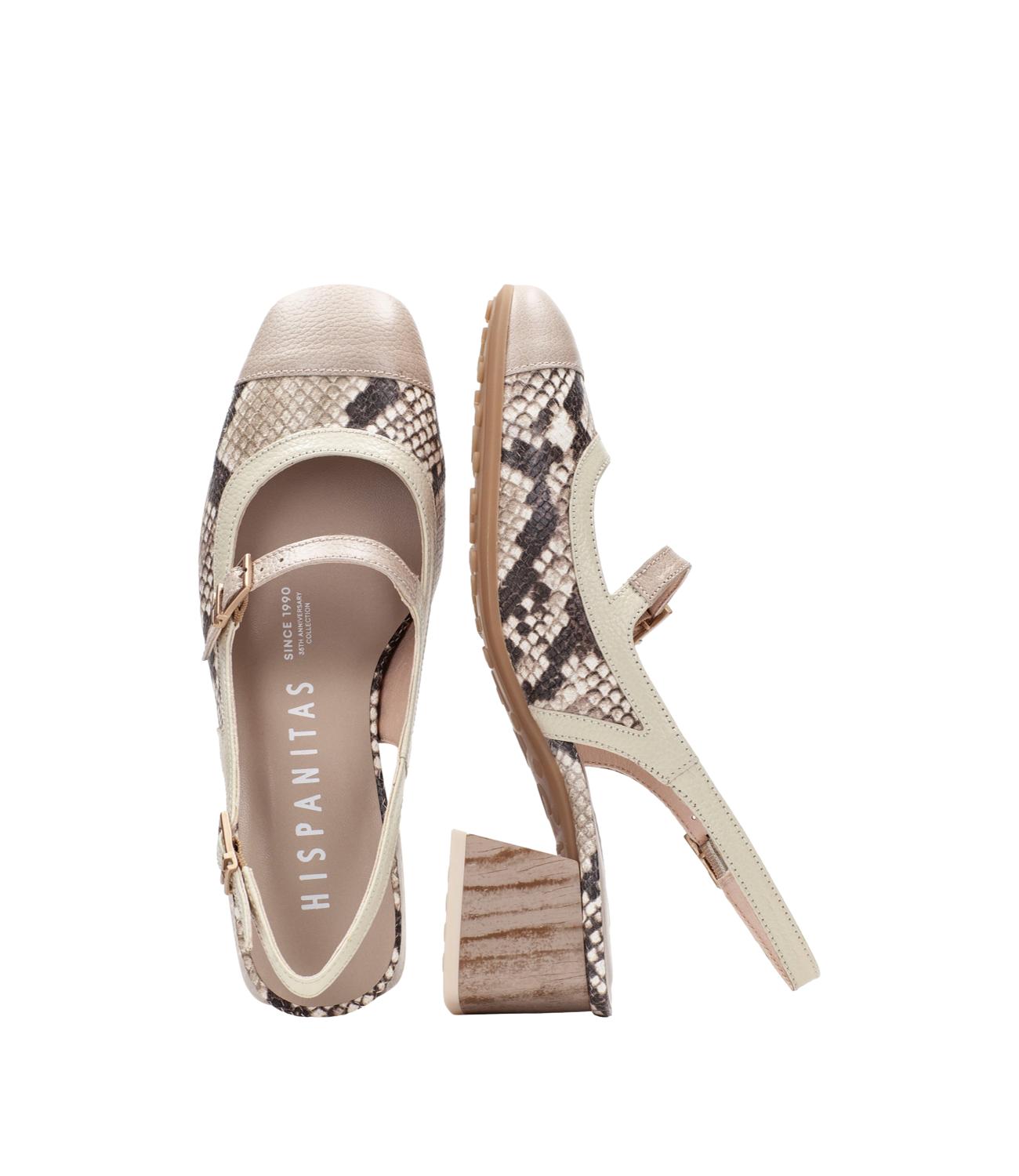 Hispanitas Sandalo Cervo/Taupe/Latte Donna