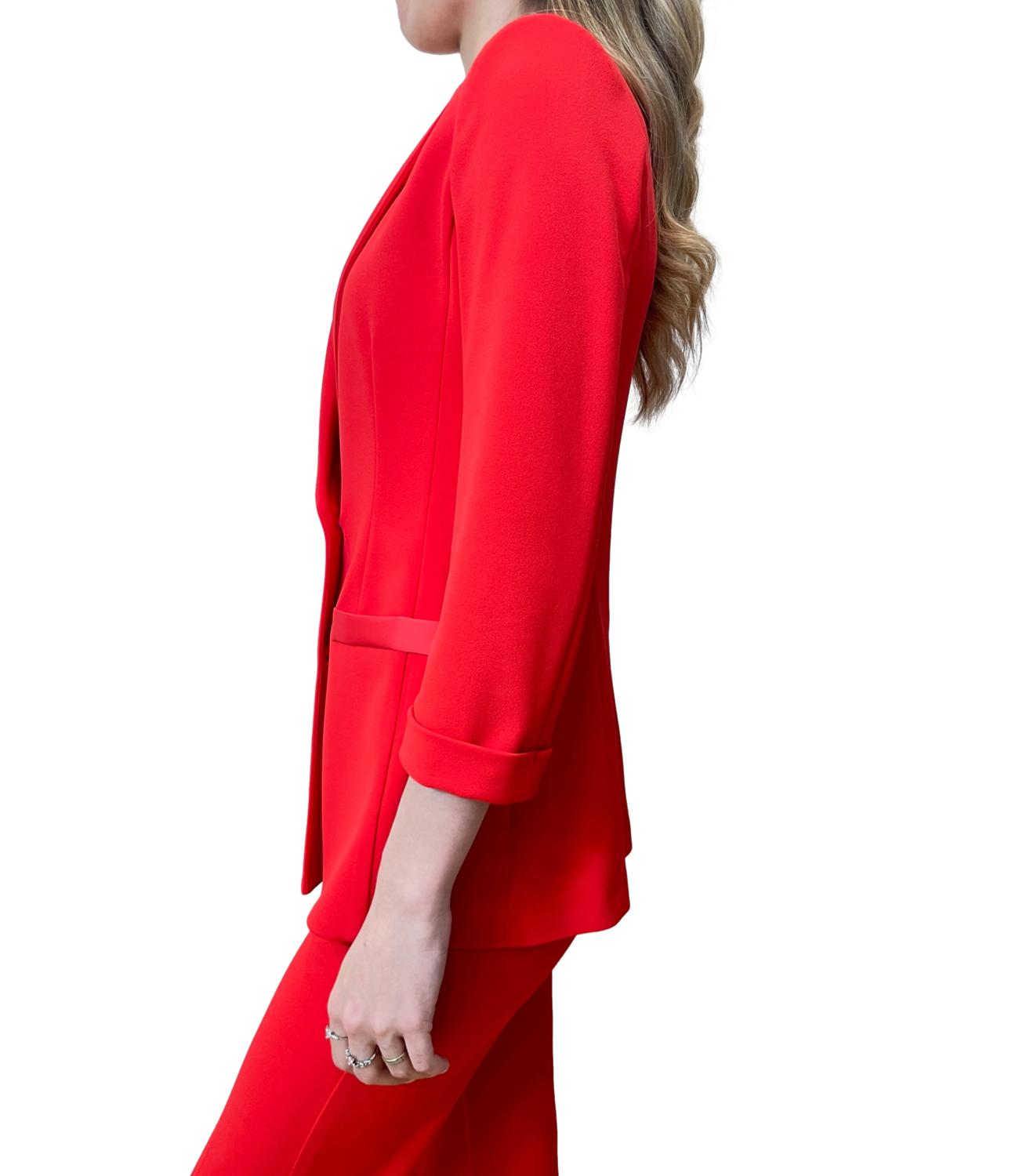 Imperial giacca doppiopetto rossa donna
