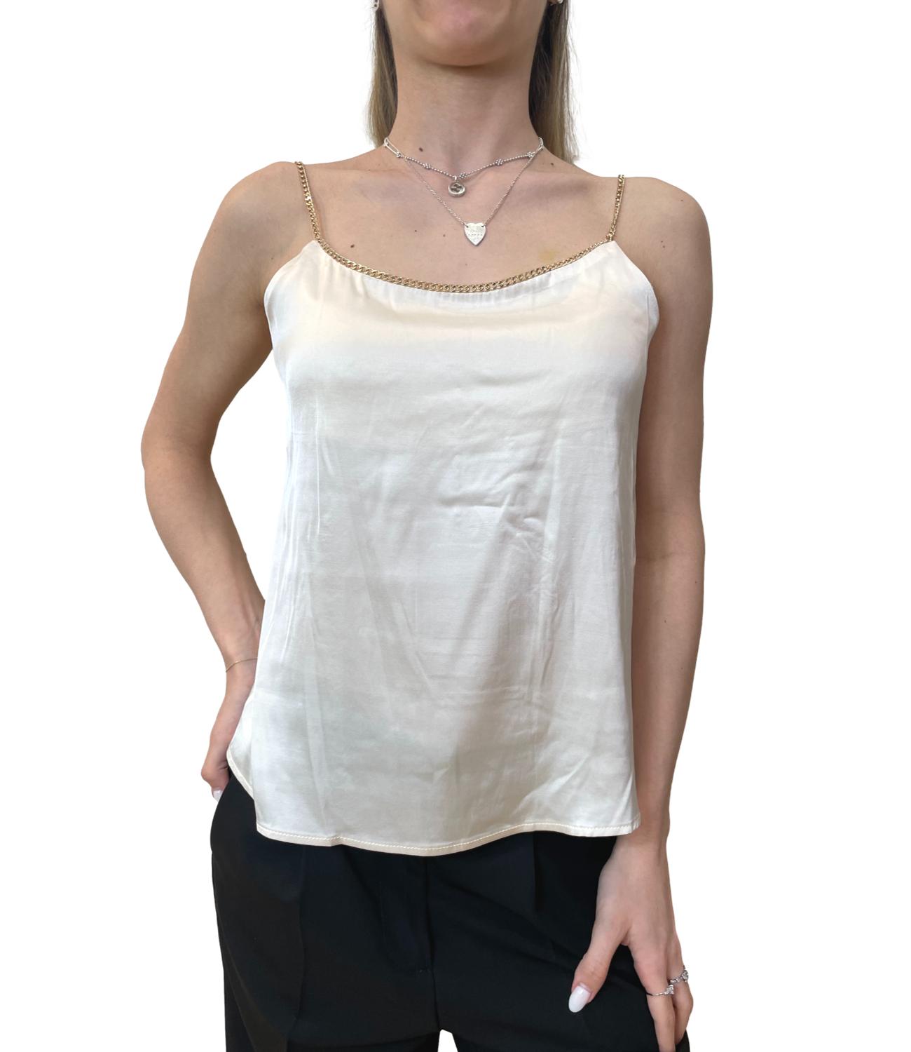 Imperial canotta champagne donna
