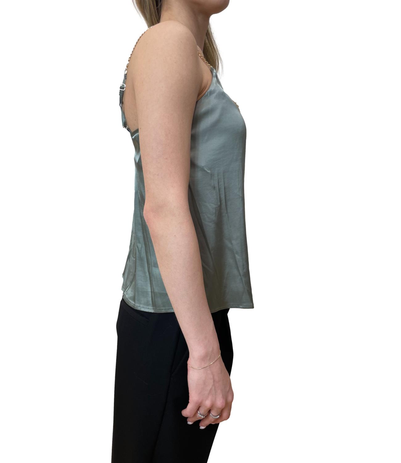 Imperial canotta verde donna