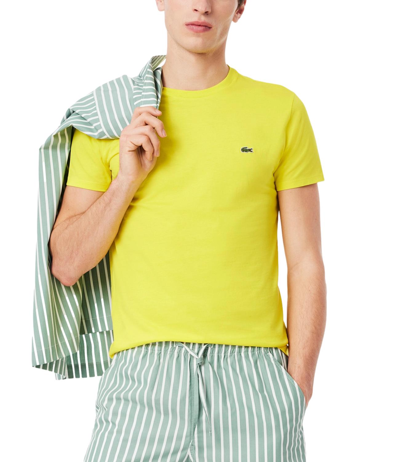 T-SHIRT IN COTONE PIMA giallo