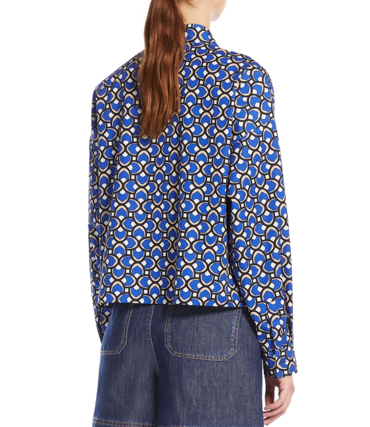 Max Mara weekend Camicia Ragtime Fantasia Blu Donna