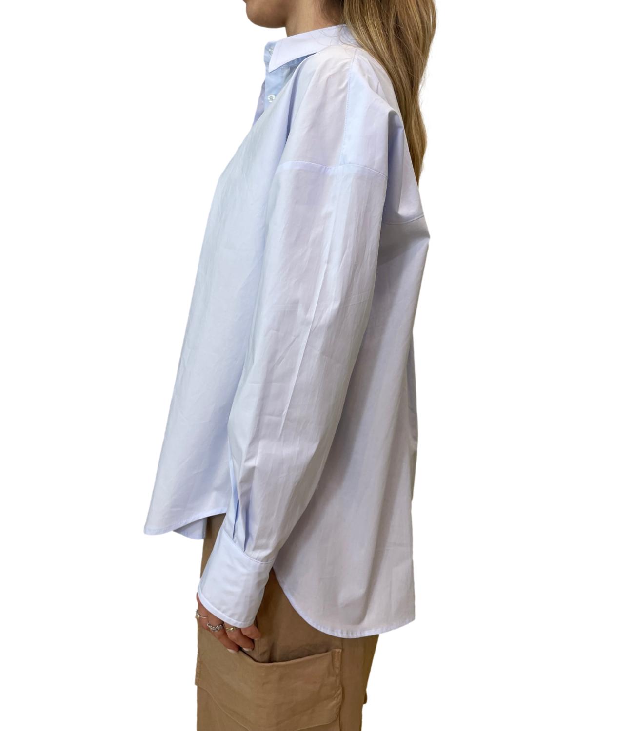 Motel Camicia Oxford Azzurra Donna