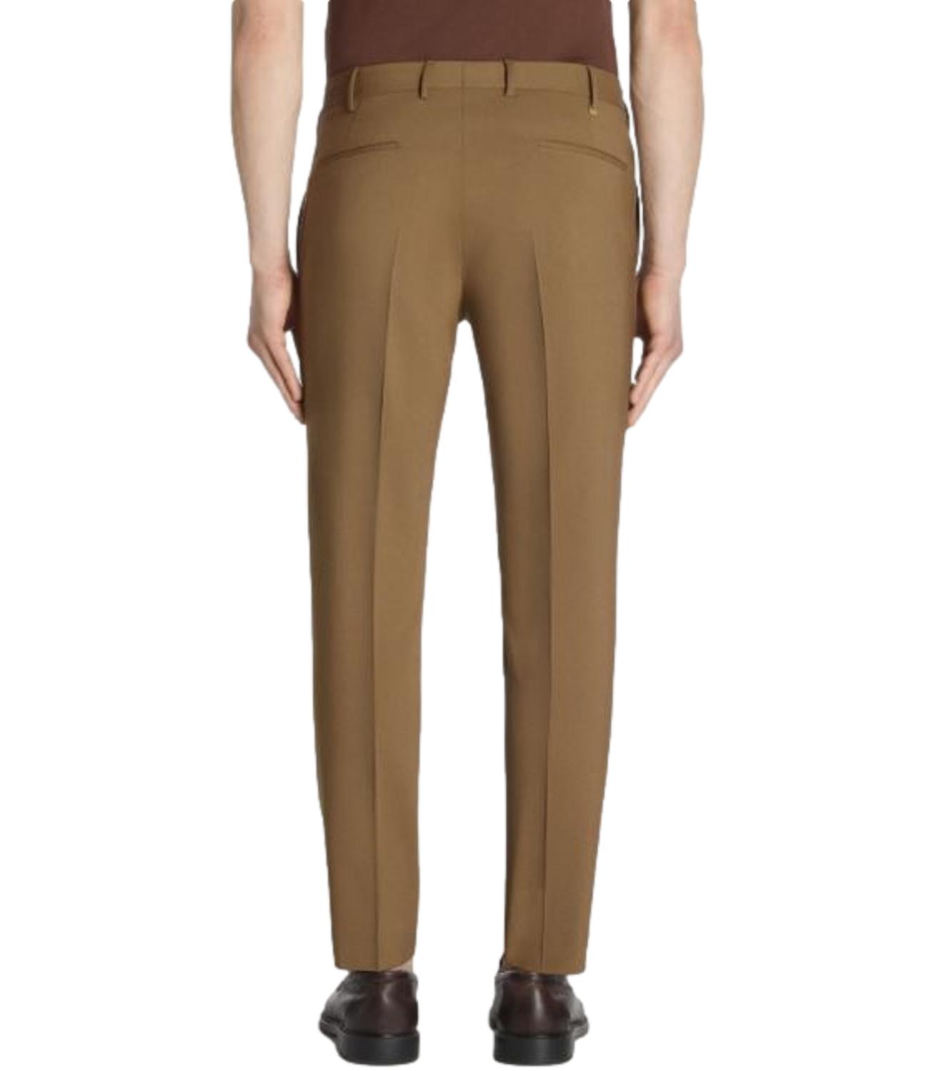 Pantaloni Uomo tabacco in lana