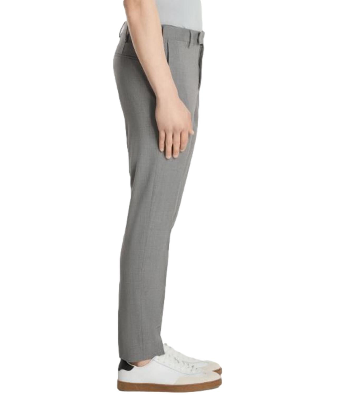 Pantaloni Uomo grigio chiaro in lana