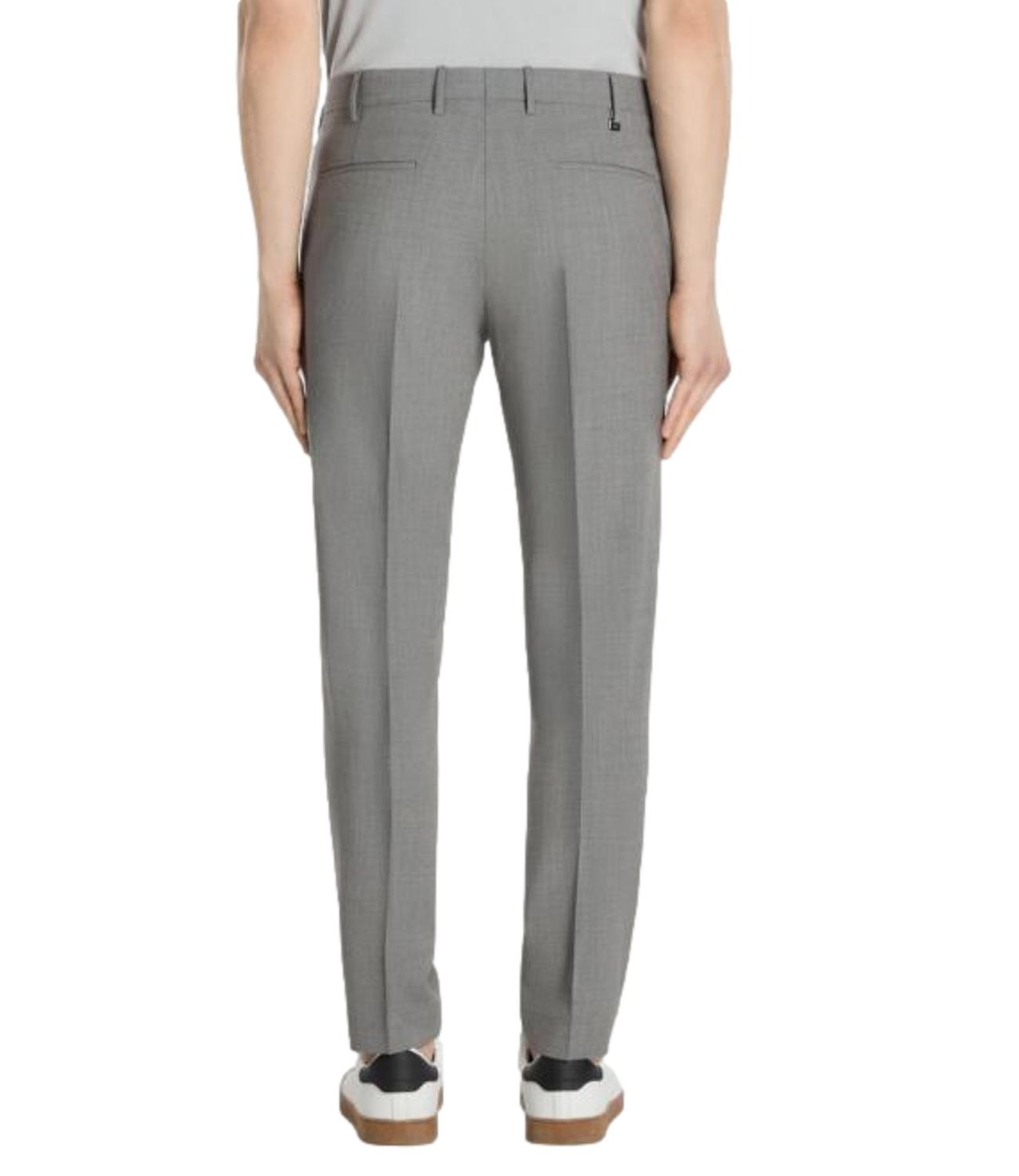 Pantaloni Uomo grigio chiaro in lana