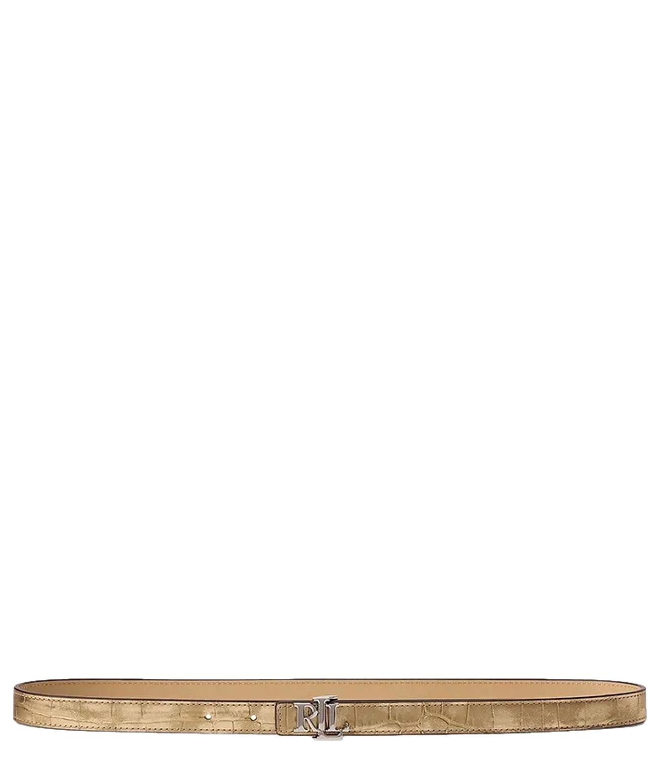 Cintura Ralph Lauren argentato 20 BELT SKINNY