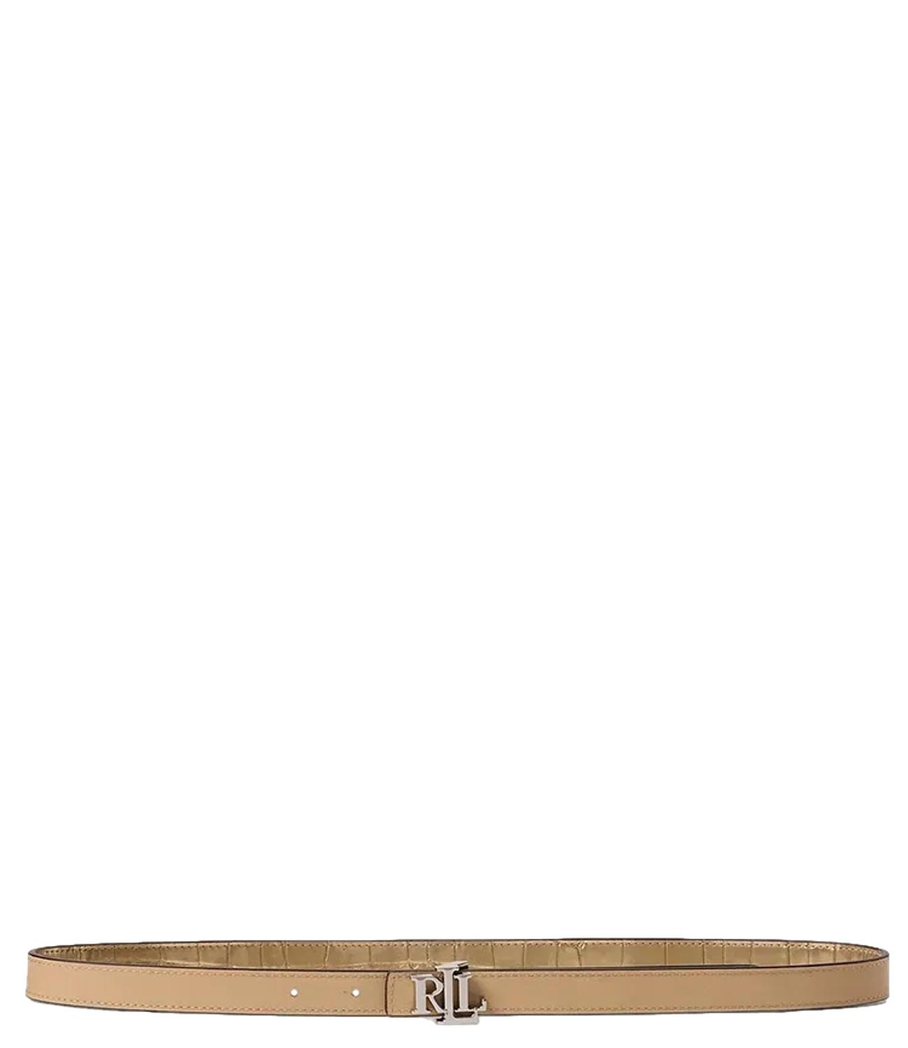 Cintura Ralph Lauren argentato 20 BELT SKINNY