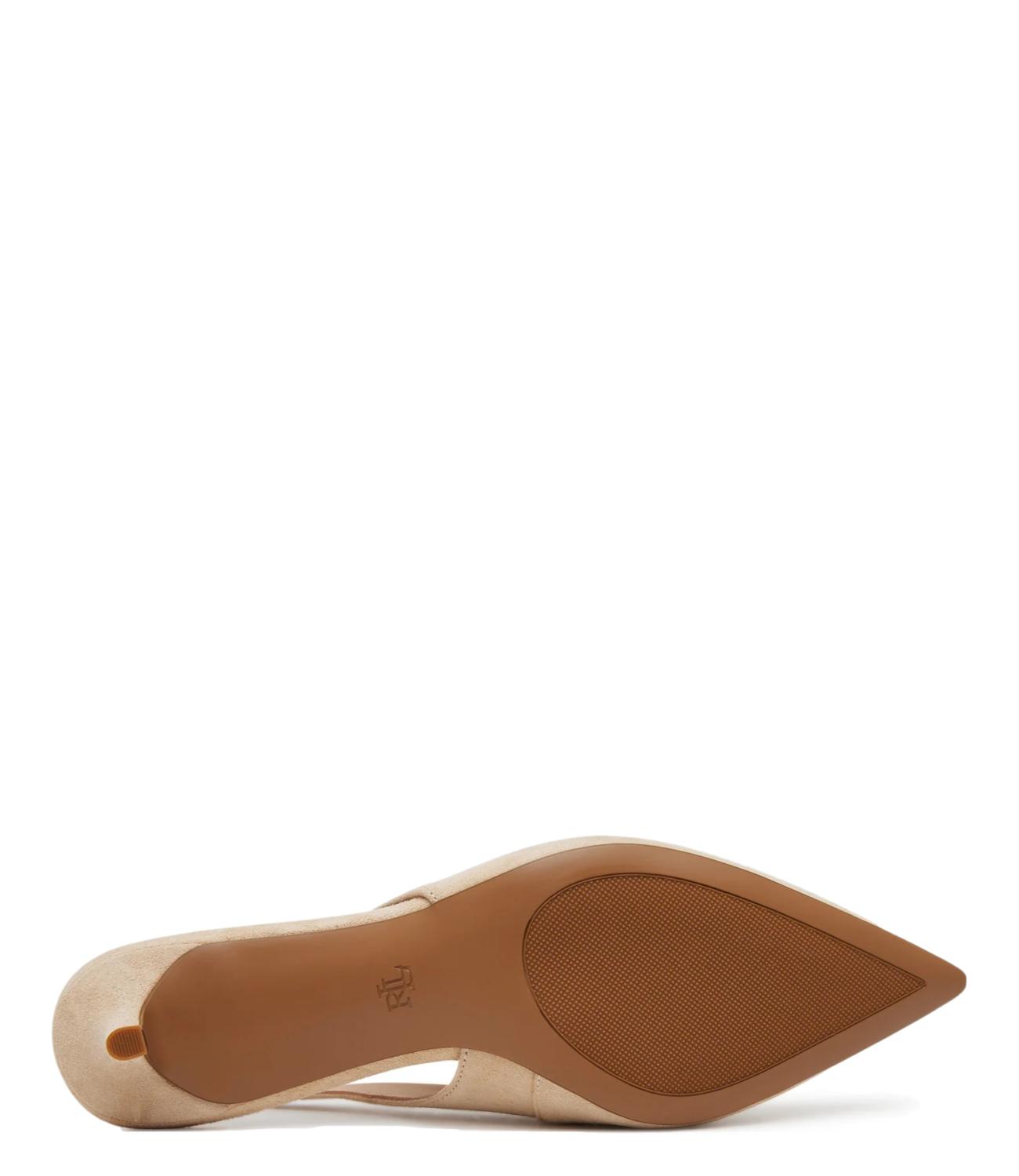 Scarpa donna Ralph Lauren Lolah suede beige