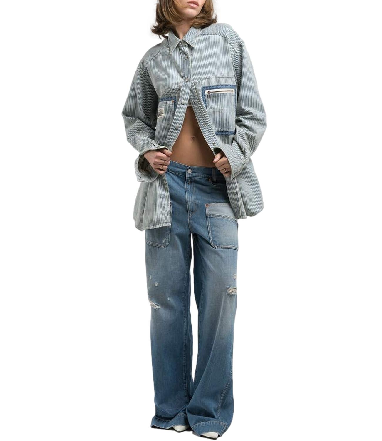 Camicia Replay cotone a righe