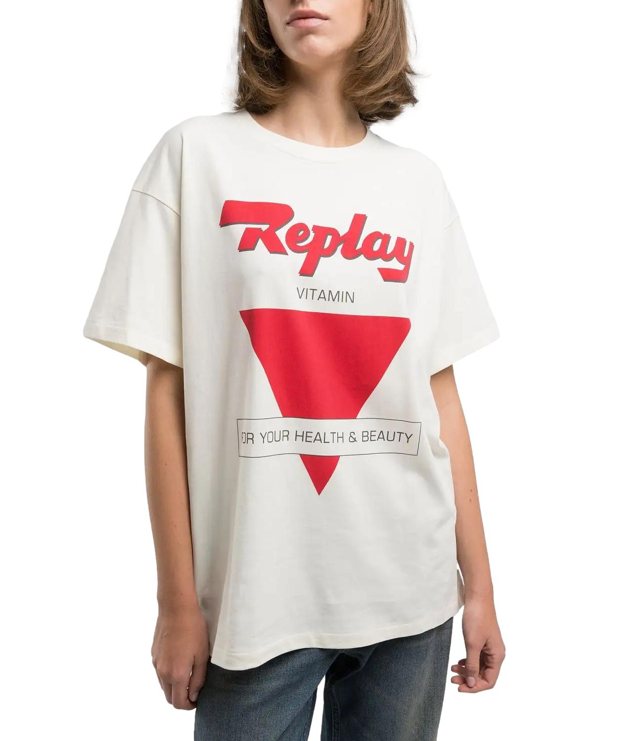 T-shirt Replay donna oversize