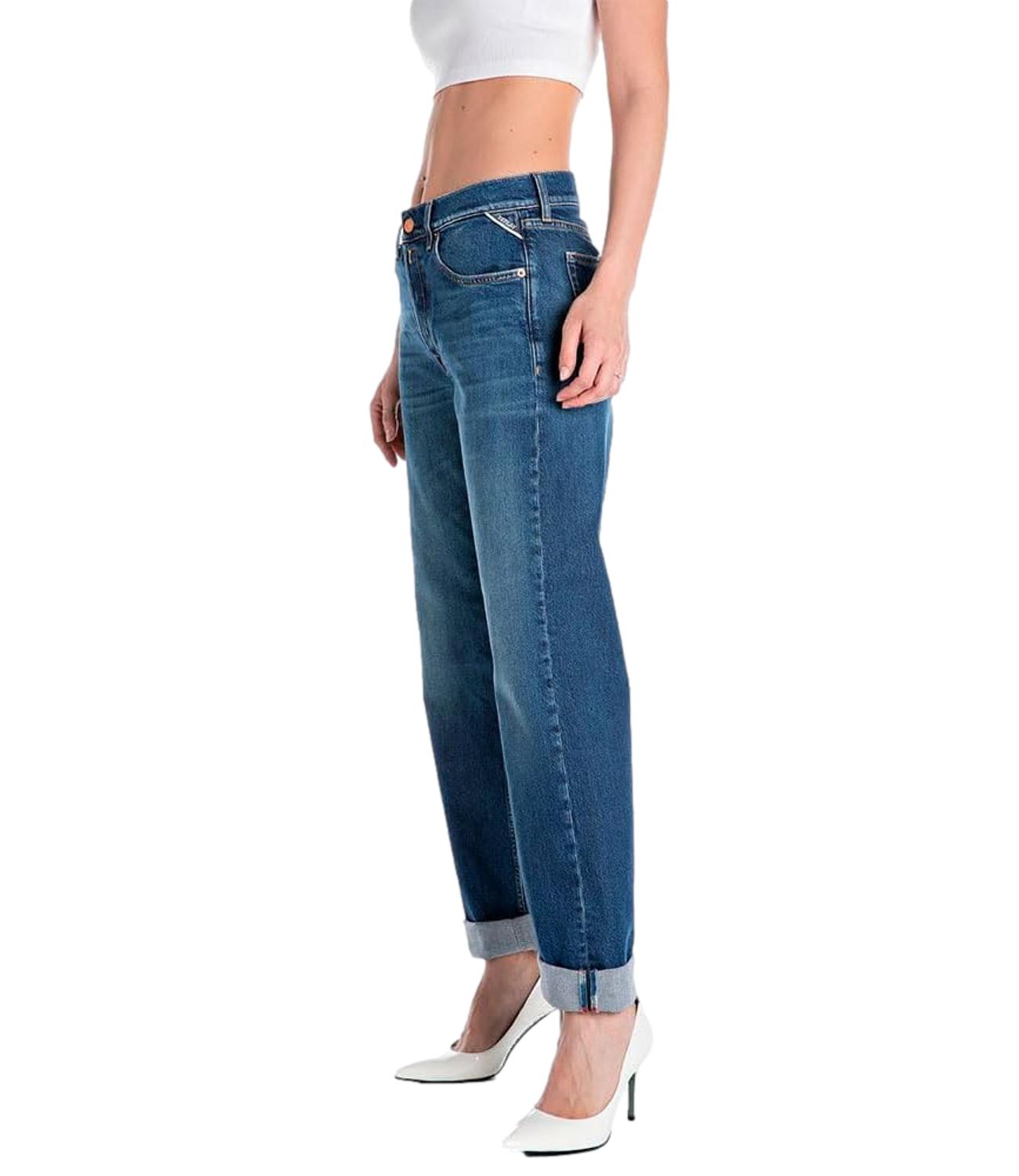 Jeans Replay donna lavaggio denim blu medio