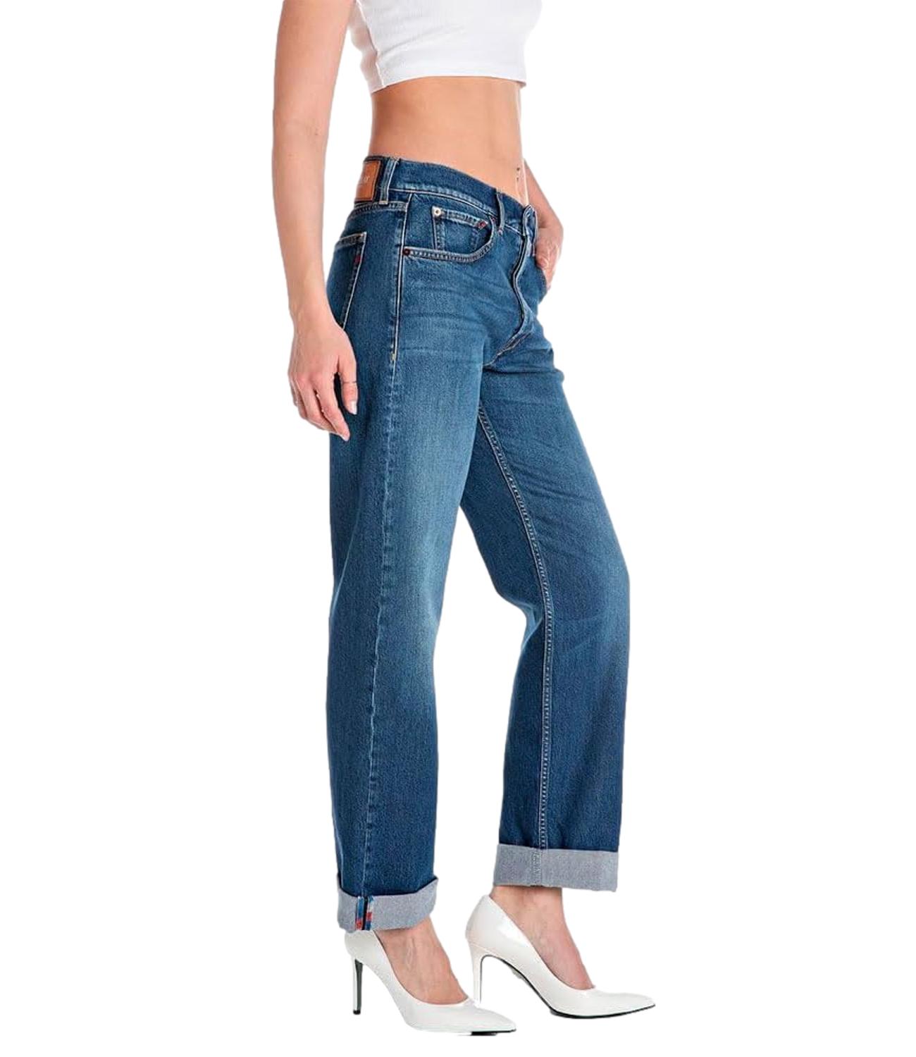 Jeans Replay donna lavaggio denim blu medio