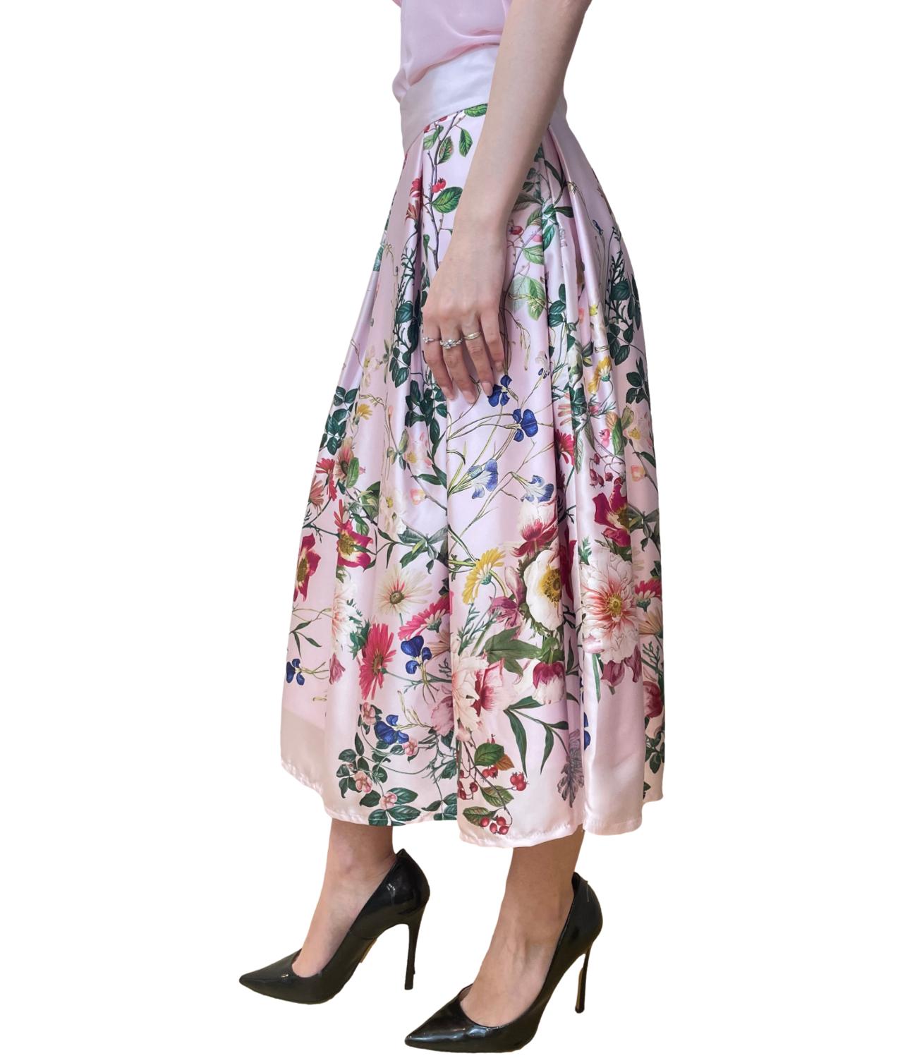 Rinascimento Gonna Rosa Floreale Donna