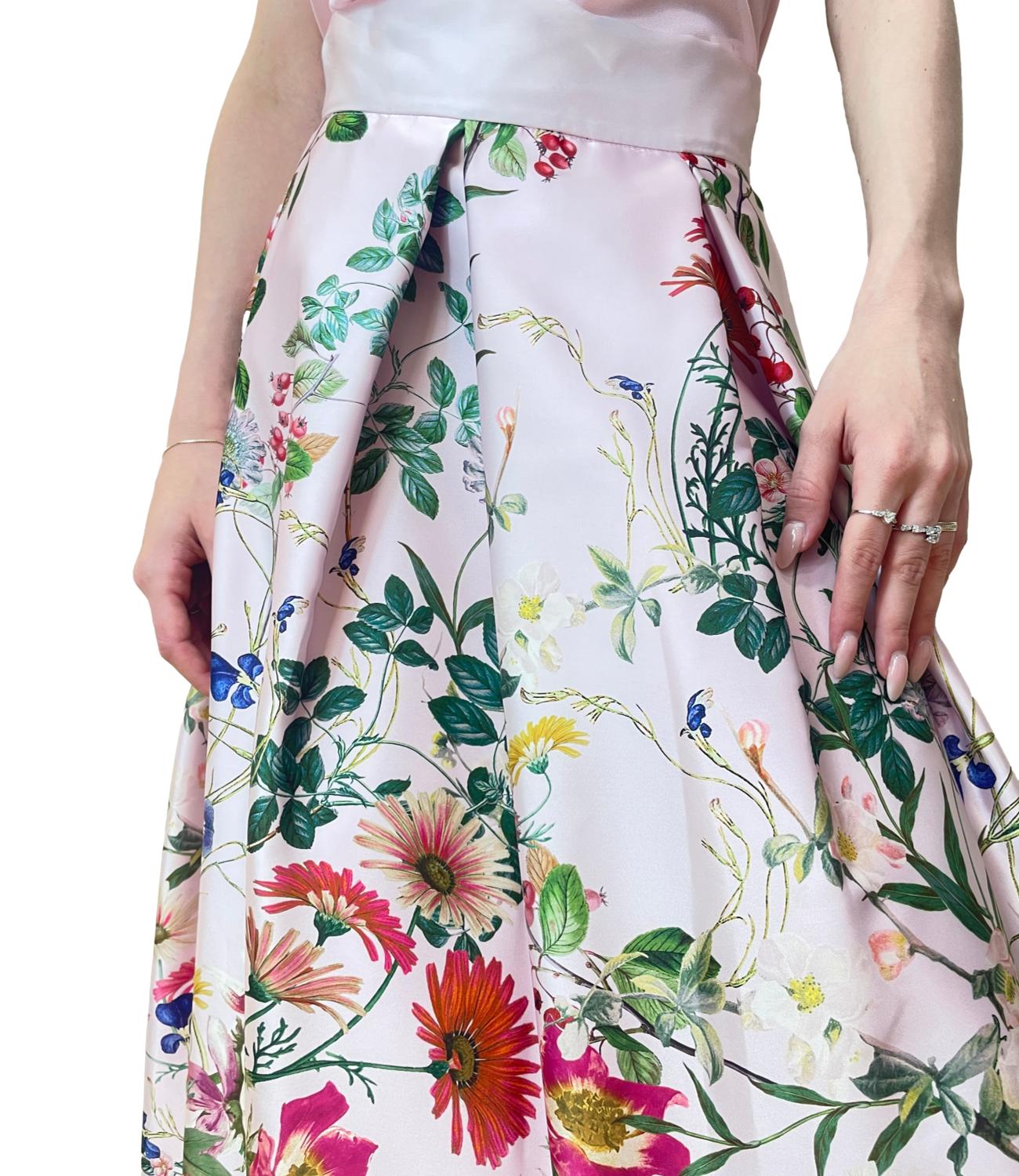Rinascimento Gonna Rosa Floreale Donna
