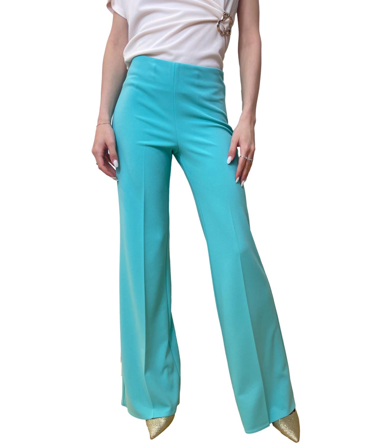 Rinascimento Pantalone Acqua Verde Donna