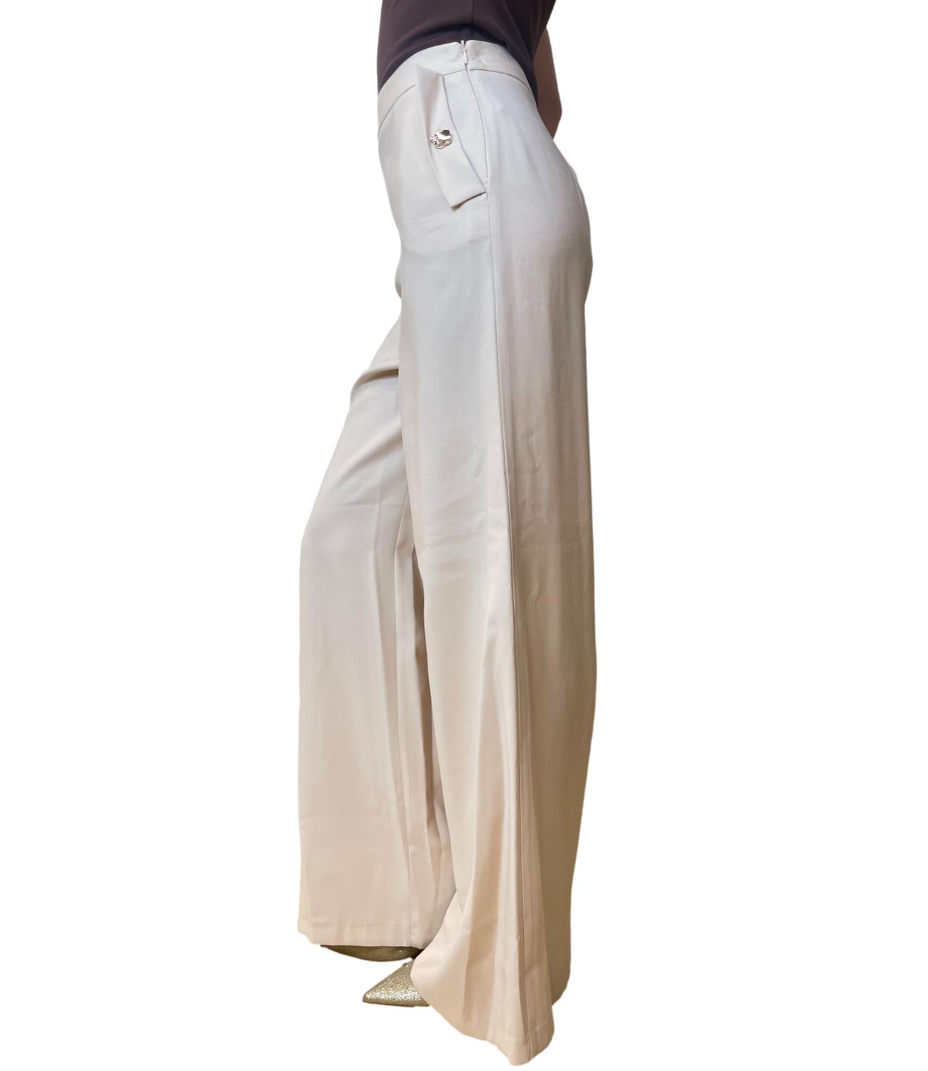 Rinascimento Pantalone Beige Chiaro Donna