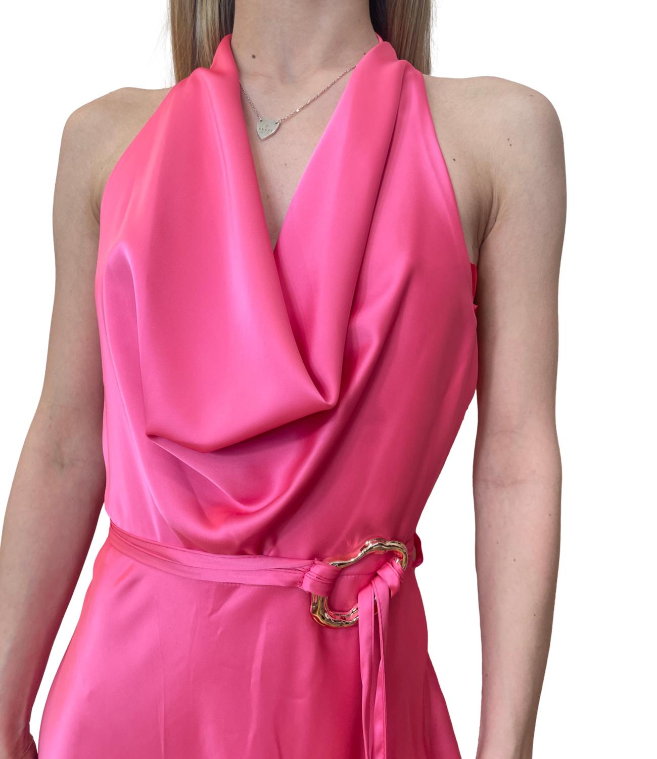 Rinascimento Abito Rosa Camelia Donna