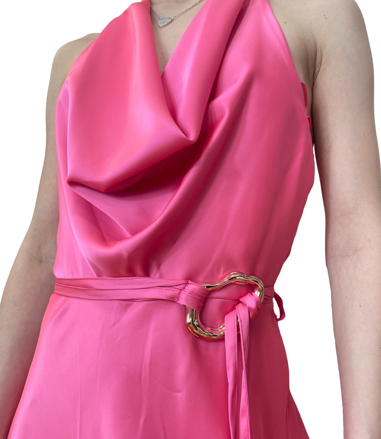 Rinascimento Abito Rosa Camelia Donna