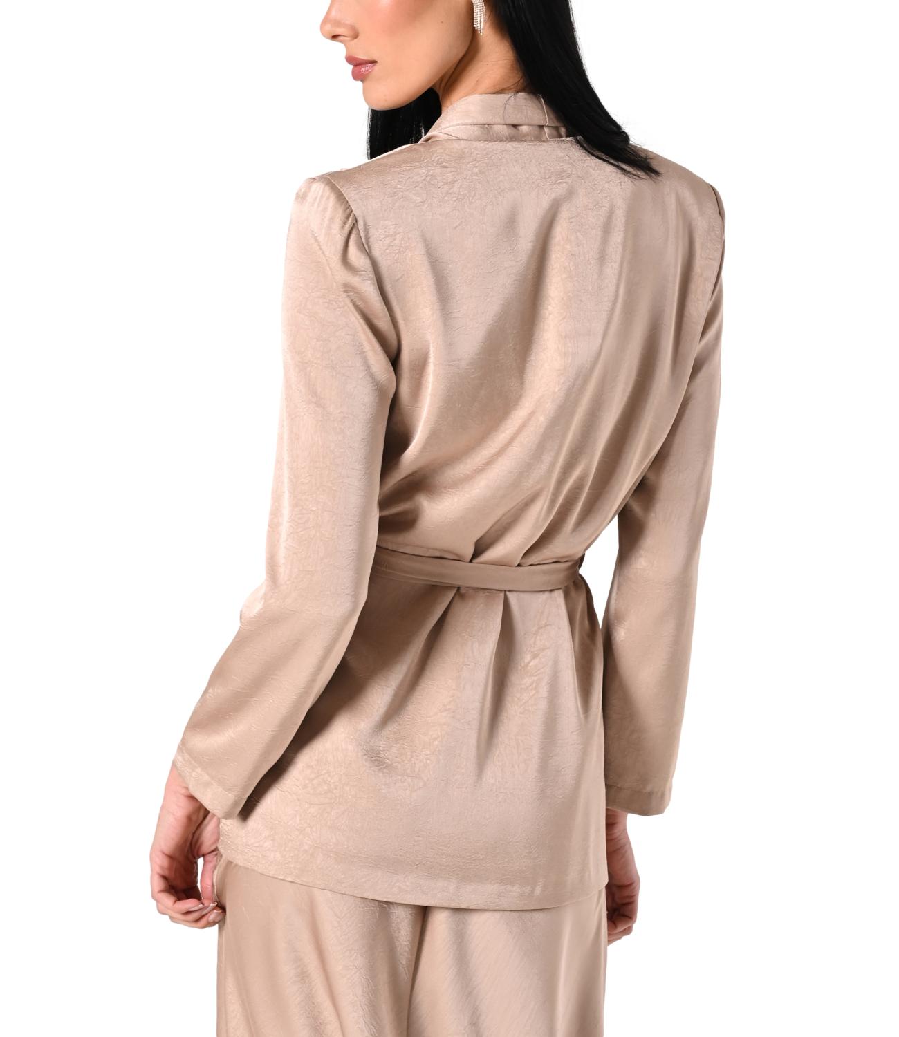 Rinascimento Giacca Beige Scuro Donna