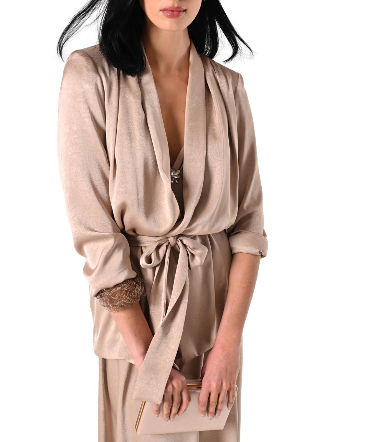 Rinascimento Giacca Beige Scuro Donna