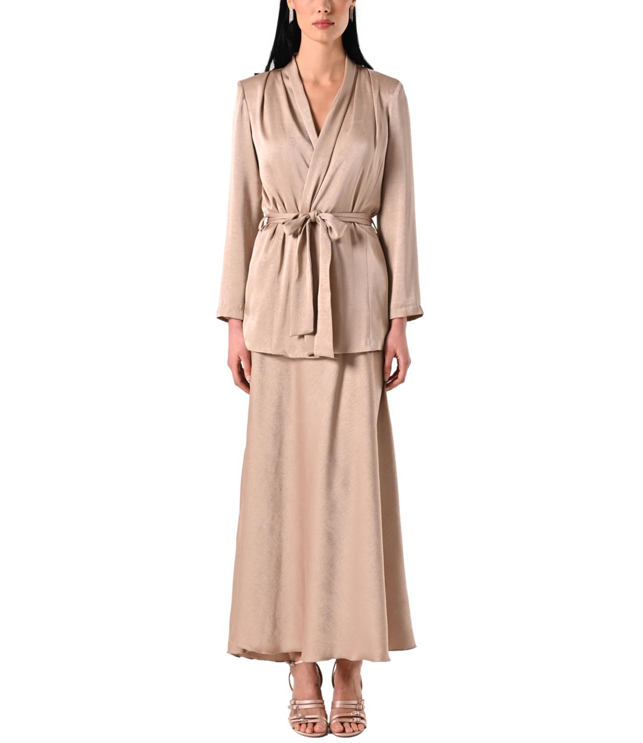 Rinascimento Giacca Beige Scuro Donna