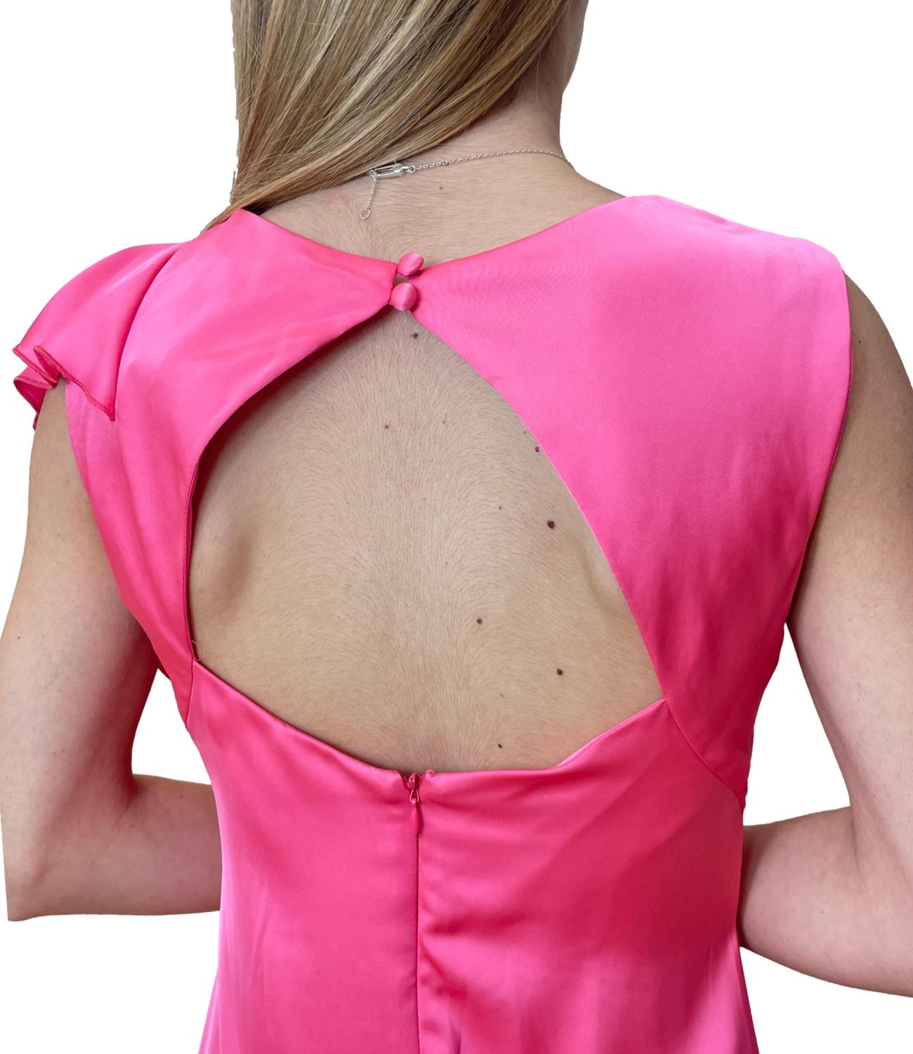 Rinascimento Abito Rosa Camelia Donna