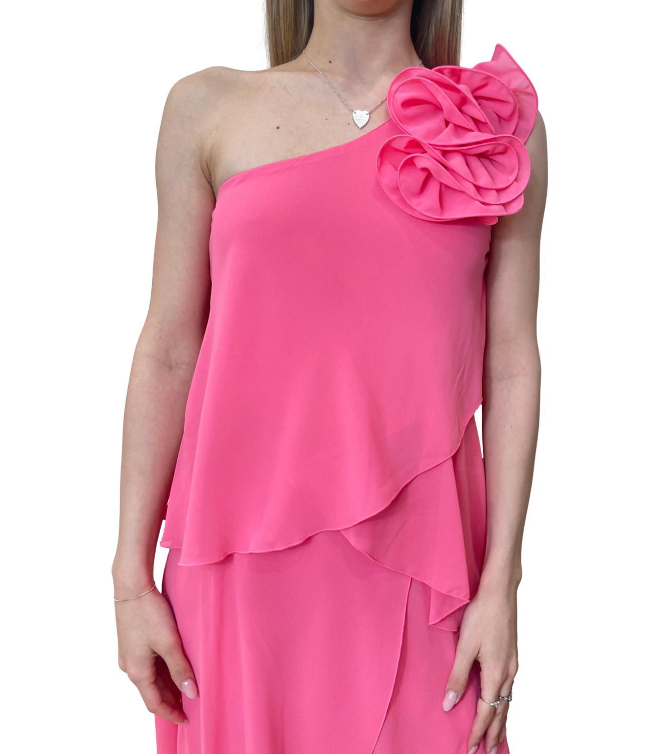 Rinascimento Abito Rosa Camelia Donna