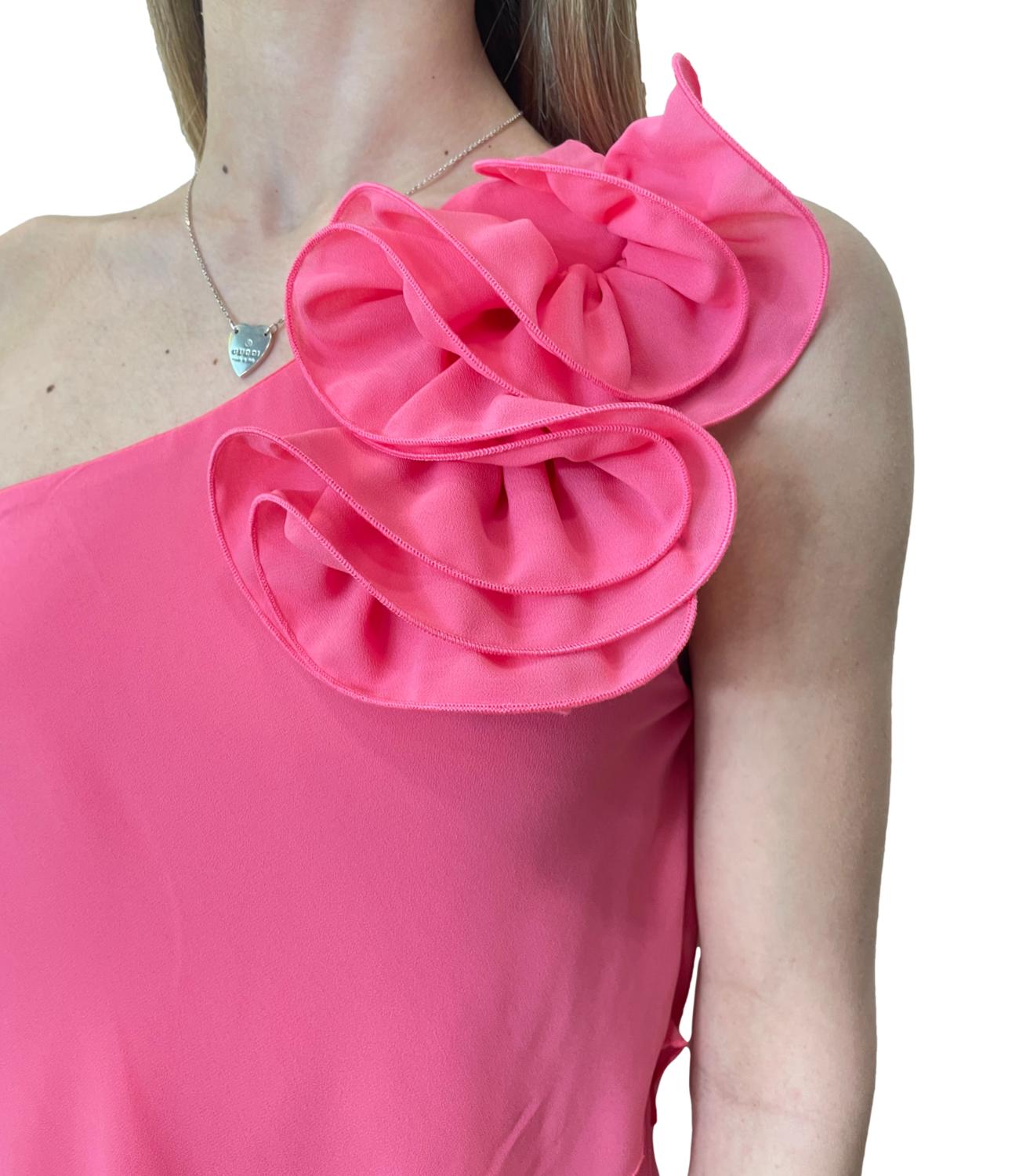 Rinascimento Abito Rosa Camelia Donna