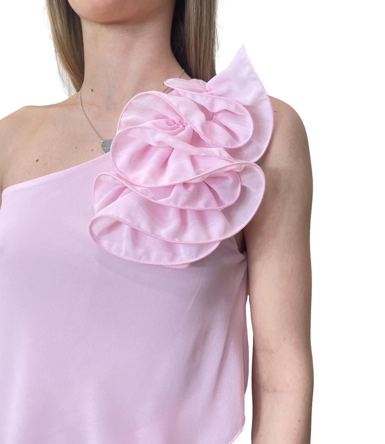 Rinascimento Abito Rosa Confetto Donna