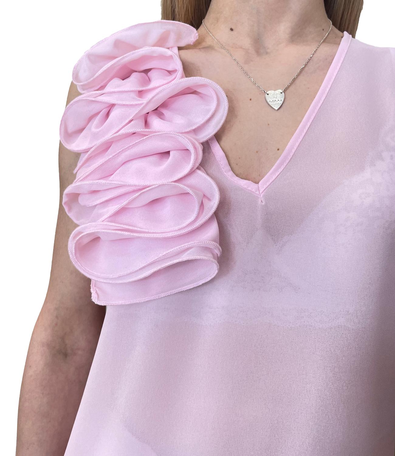 Rinascimento Canotta Rosa Confetto Donna
