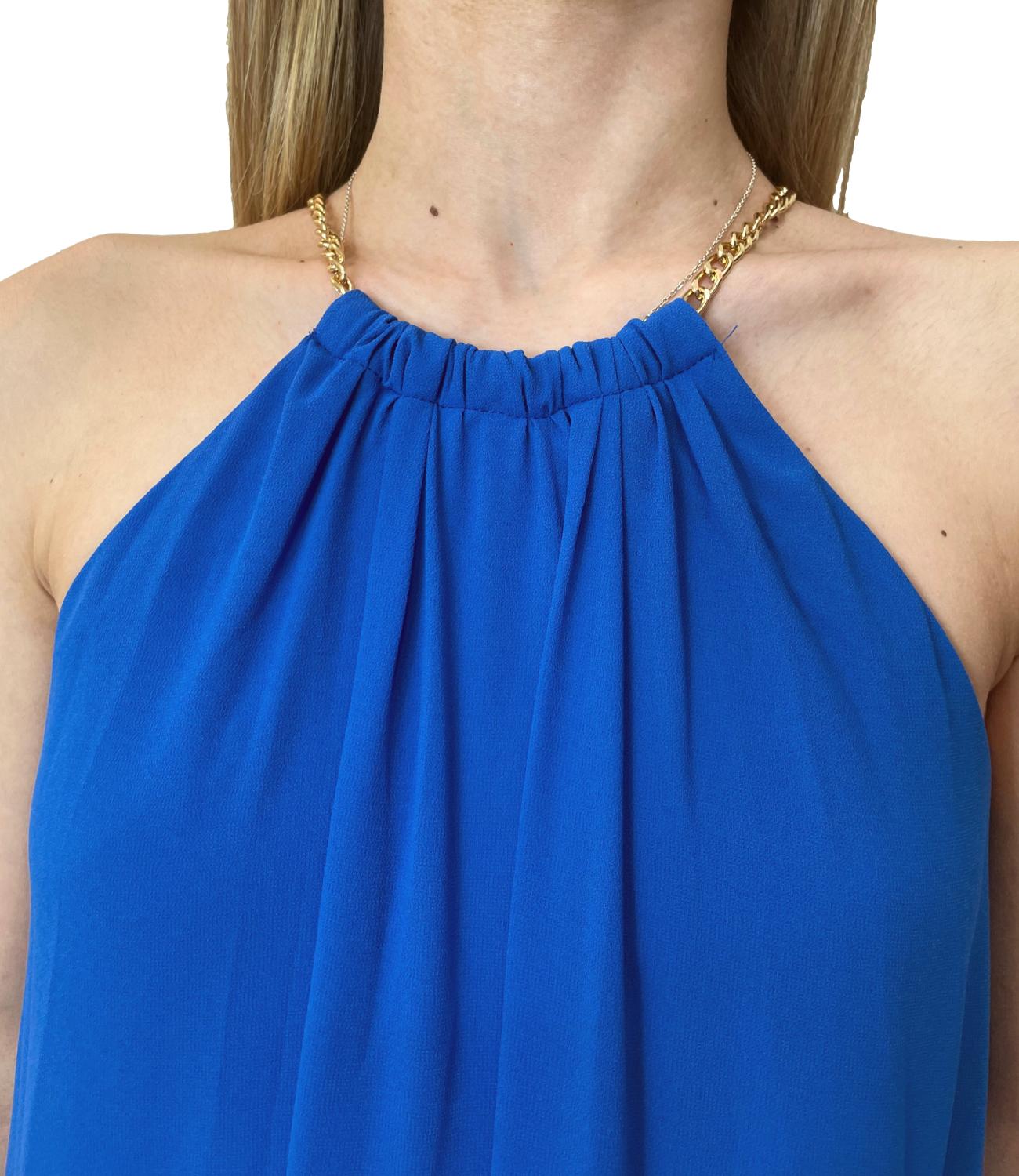 Rinascimento Abito Blu Cina Donna