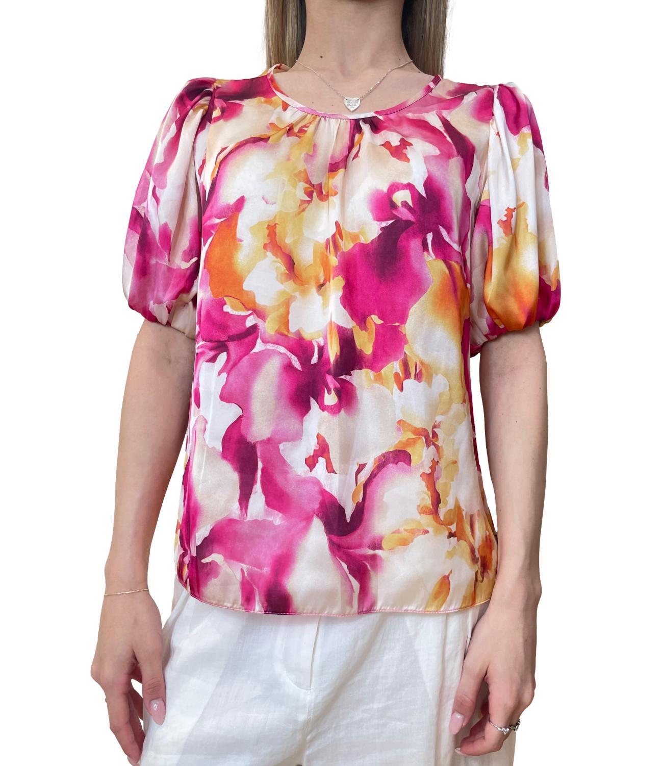 Rinascimento Blusa Fuxia Donna