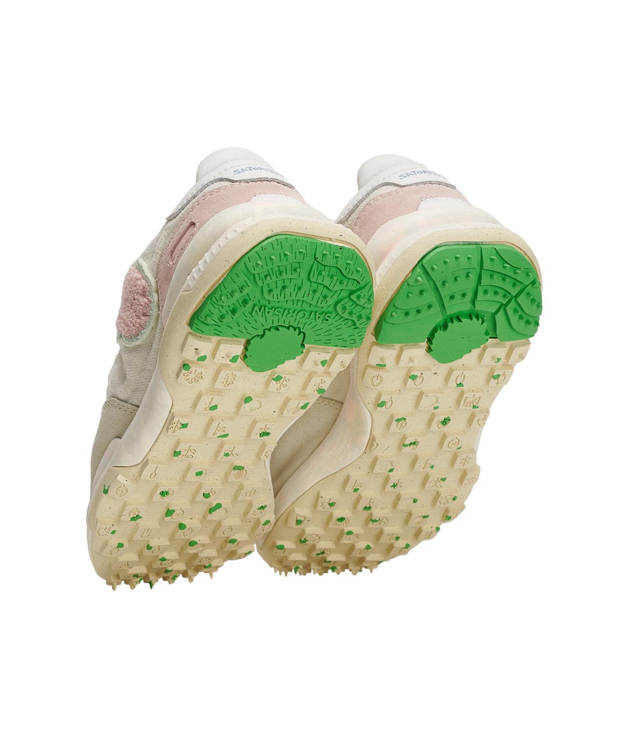 Sneakers Olimpia animalier crema nero donna