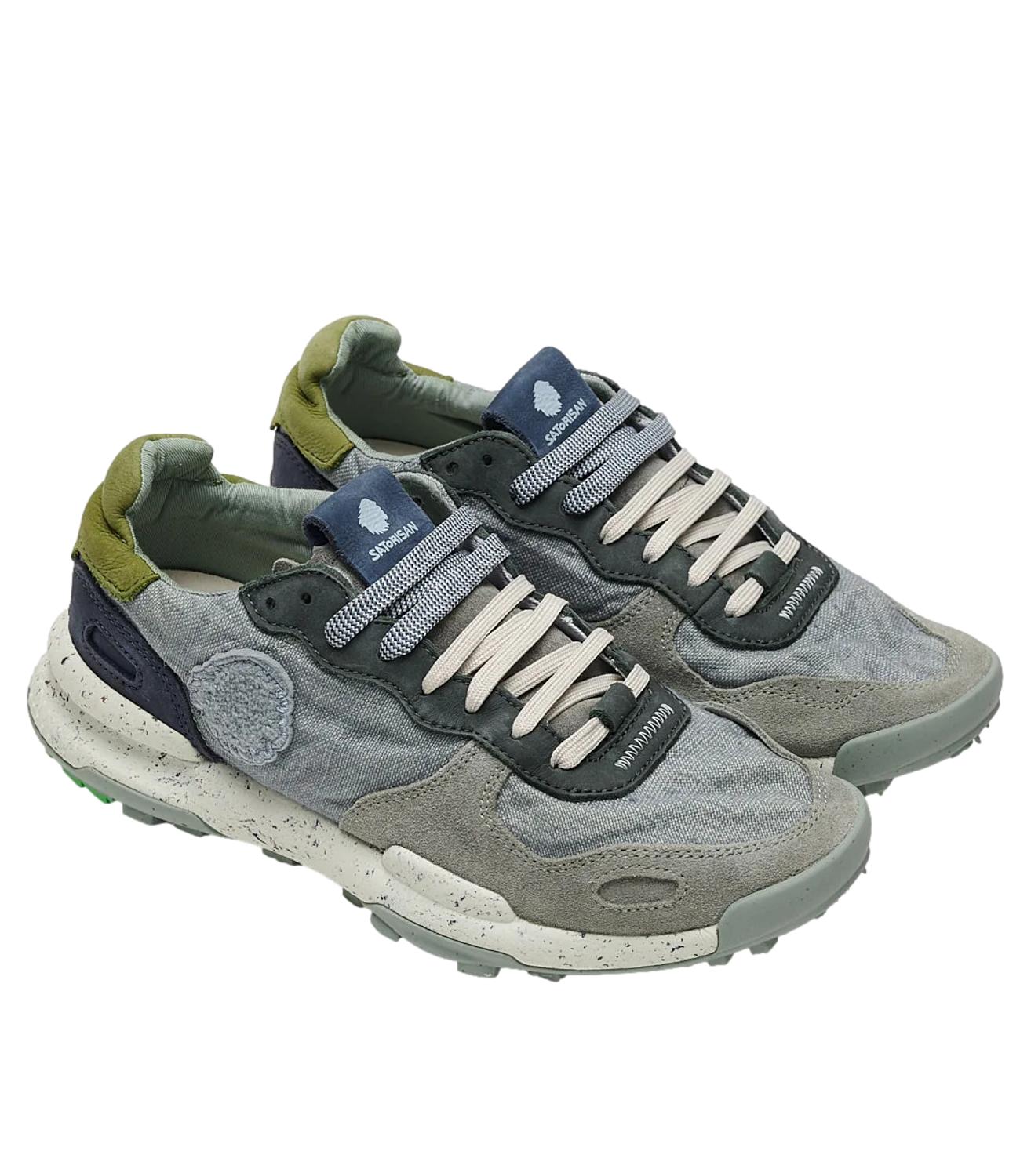 Sneakers Olimpia animalier crema nero donna