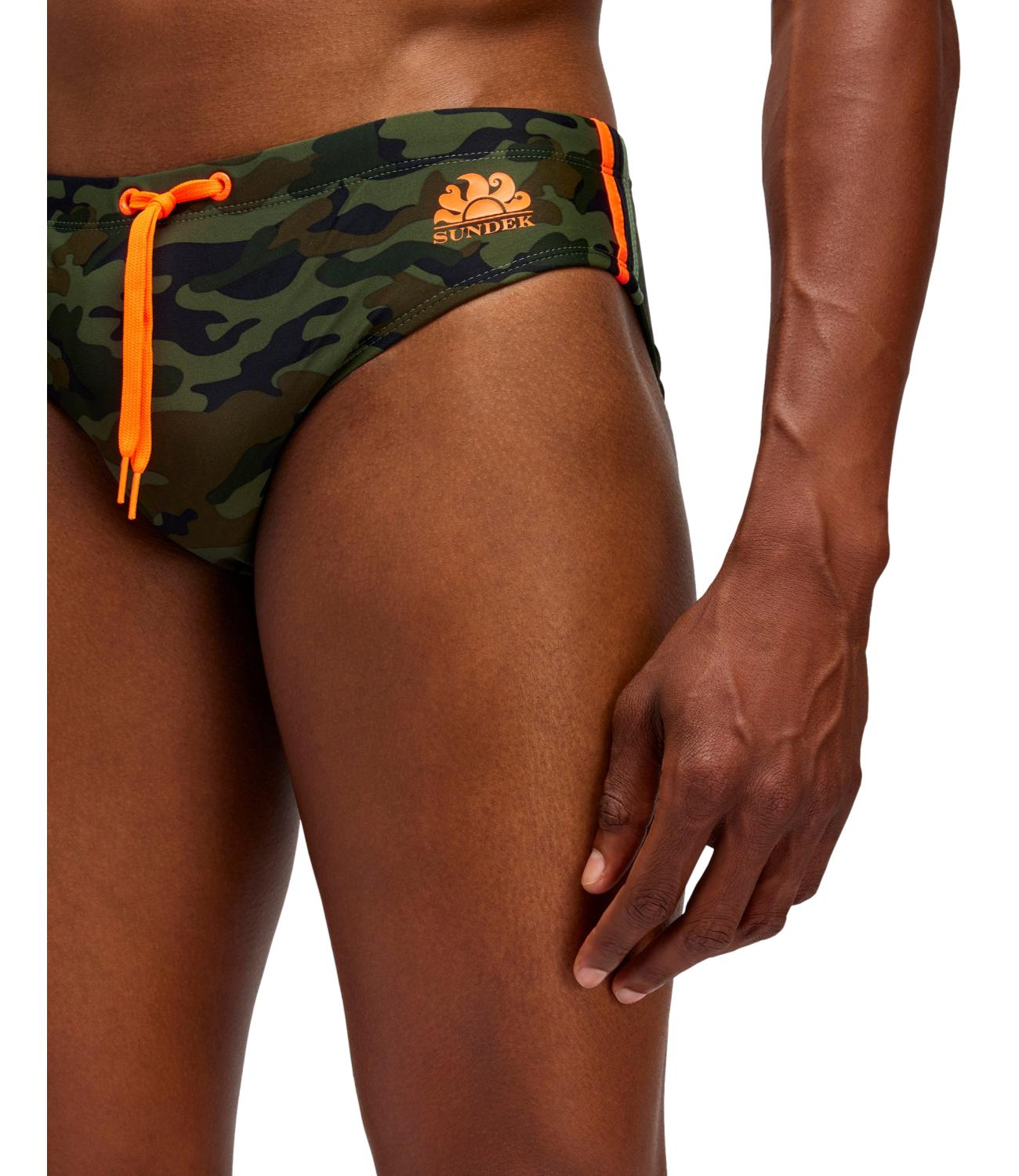 Sundek costume slip mare camouflage