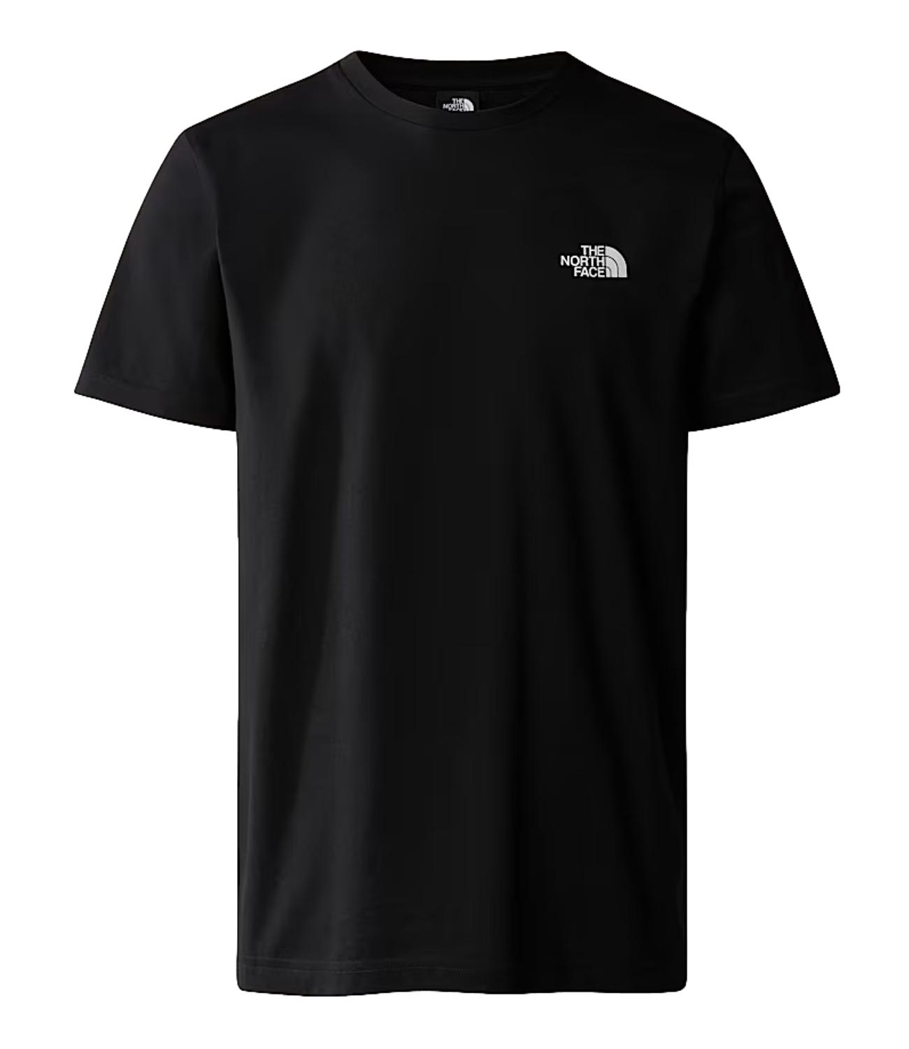 T-shirt Simple Dome nera