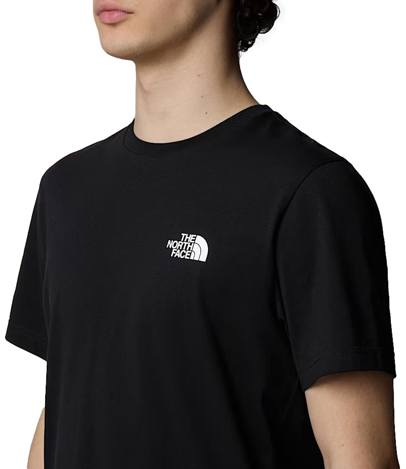 T-shirt Simple Dome nera