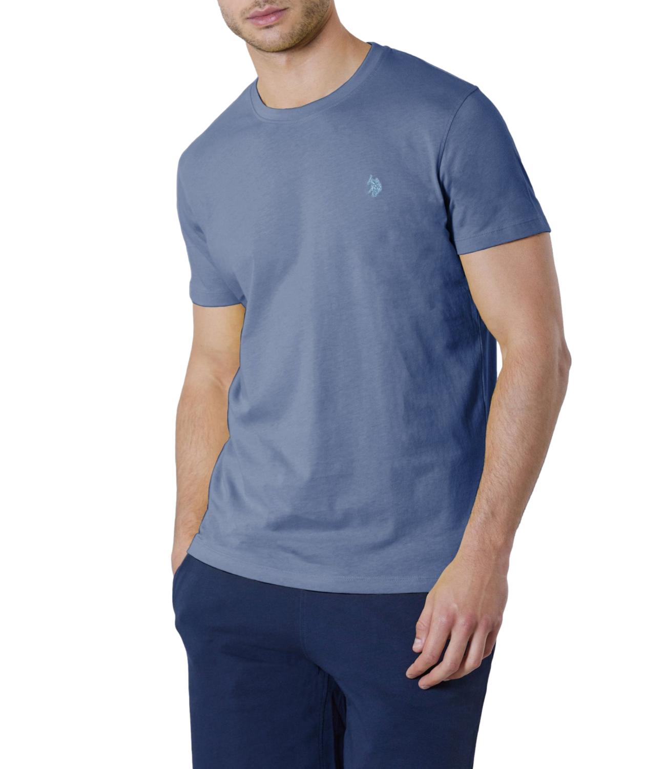 T-shirt U.S. Polo Assn girocollo blu avion