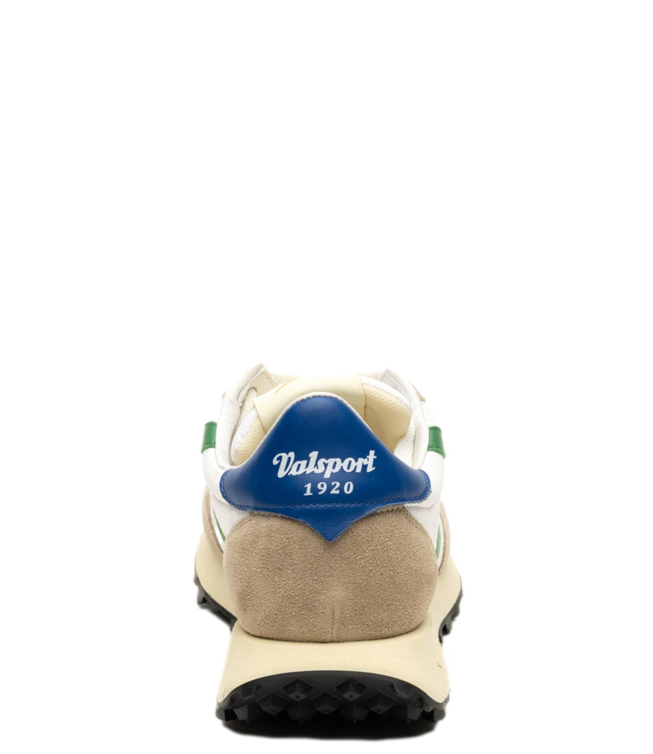 Valsport sneakers uomo Start run ripstop bianco verde bluette