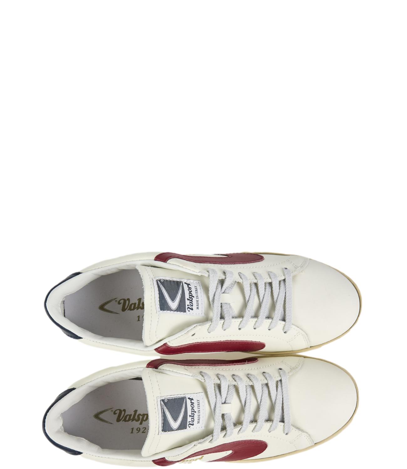 Valsport Tournament Mix Nappa bianca Blu rossa
